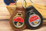 Rare Vintage 1970S Pontiac Leather Car Key Chain Ring Fob Nos. Fixed Price $19.99.