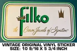 Filko Crown Jewels Of Ignition Vintage Original Vinyl Decal Sticker - Racing. Fixed Price $15.93.