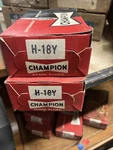 Nos Champion H-18Y Spark Plugs ..1950 1960 Made In Usa. 10 Packs. Fixed Price $55.00.