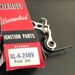 Niehoff Ignition Contact Point Set AL-6-24HV Fits American Antiques 1940-1971. Fixed Price $16.22.