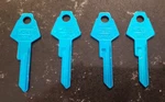 Vintage Curtis Aluminum Y152 Blue Key Blank Spare Pair Set Of. Fixed Price $7.99.
