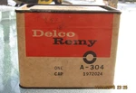 Vintage Delco Remy A-304 1972024 Distributor Cap For Chrysler Automobiles Sealed. Fixed Price $18.90.