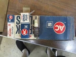 Vintage Set Of Nos Gm Ac R84TSX Spark Plugs 5613856 Made Usa Blow Out Sale. Fixed Price $10.00.