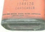 Delco Remy 1849126 Factory Sealed Condenser; 35-41 Mack 34-41KENWORTH 40-42 Ihc. Fixed Price $48.95.