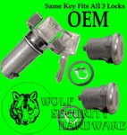 Chevy Gmc Oem Ignition Switch Lock Cylinder & Door Pair Tumbler Set 2. Fixed Price $78.96.