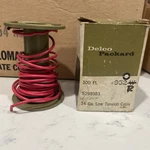 Vintage Delco Packard Low Tension Cable 14 Ga Red Wire 5298983 952-B 30 Feet. Fixed Price $19.20.
