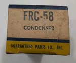 Gp Guaranteed Parts Condenser FRC-58 Nos Vintage Auto. Fixed Price $5.00.