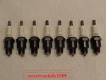 (8) .. AC-46S Spark Plugs Gm #5612390. Fixed Price $39.00.