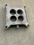 Nos Ford C4OE-9A589-A 1963-69 Mustangs 289 302 351W 4BBL Carb Intake Spacer. Fixed Price $60.00.