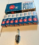 8 Nos Vintage R43S Acniter Spark Plugs Gm. Fixed Price $88.00.