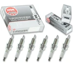 6 Pc Ngk 3459 V-power Spark Plugs For SP000ZFR5N RC12ECC RC10PEC Bv. Fixed Price $26.85.
