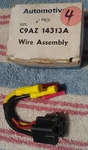 Vintage Ford Ignition Wire Assembly C9AZ-14313-A Mustang Fairlane. Fixed Price $25.00.