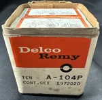 Vintage Auto Part: 9 Delco-remy A-104P Sets 50-54 Plymouth,dodge,chrysler.dodge. Fixed Price $69.99.