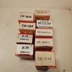 Nos Lot Of 9 Distributor Rotor Standard Condenser Contact Sets. Fixed Price $45.80.