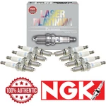 Ngk Set Of Laser Platinum Spark Plugs Gap 0.028 For Ferrari Maserati V8. Fixed Price $177.02.