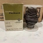 Vintage Delco Packard Low Tension Cable 14 Ga Brown Wire 5298984 952-Y 50 Feet. Fixed Price $22.40.