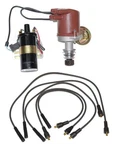 New Fiat 124 Spider Distributor With Electronic Ignition Coil Module & Ht Leads. Fixed Price $304.27.