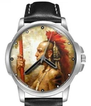 Native American Red Indian Apache Leather Strap Big Dial Gift Wrist Watch. Fixed Price $68.33.