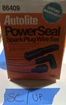 Autolite 86409 Powerseal Spark Plug Wire Kit Performance Upgrade. Fixed Price $21.60.