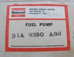 1960S 1970S Ford Mercury Fuel Pump Pn B1A 9350 Genuine Oem Nos. Fixed Price $217.72.