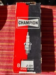 8 Vintage Nos Champion J-12Y Spark Plugs Boxed U.s.a. Made Ships Free!. Fixed Price $38.50.