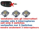 3 Replacement Switch Buttons Remote Control Jaguar S-type XJ8 Xjr Xk. Fixed Price $15.25.