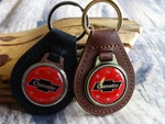New Rare Vtg 1970S Chevy Chevette Chevrolet Car Leather Key Chain Ring Fob Nos. Fixed Price $19.99.