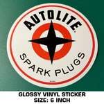 Autolite Spark Plugs Vinyl Decal Sticker - Engine Vintage Drag Racing. Fixed Price $10.88.