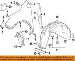 Gm Oem 16-20 Envision Front Bumper Grille Splash Shields-air Deflector 22900544. Fixed Price $29.97.