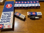 Nos Gm Chevrolet Ac 46FF Spark Plugs (10) For One Price Fits Corvair. Fixed Price $29.00.