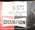 Champion Gold Palladium Spark Plug N57G Nos P3921. Fixed Price $9.94.