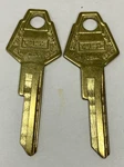 Nos Curtis Industries Authentic Key Blanks Y-152 Set Of For Chrysler. Fixed Price $14.99.