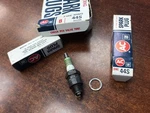 Beautiful Nos Acniter Gm #5612386 44S Green Rings Spark Plugs Set Of New. Fixed Price $70.00.