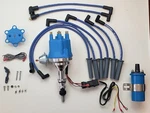 Small Cap 65-76 Ford Inline 170 200 250 Hei Distributor +blue COIL+8.5MM Wires. Fixed Price $247.95.