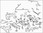 Genuine Mercedes R230 Sl Trim 2305241530. Fixed Price $288.42.
