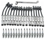 Ignition Tune-up Kit Ngk Spark Plugs + Wires Tool For Mercedes V8 M113 Engines. Fixed Price $286.35.