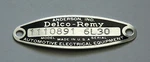 1956 Corvette & Chevy 1110872 Dated Delco Remy Distributor Tag-any Need. Fixed Price $28.50.