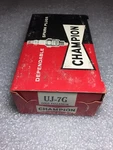 UJ-7G Champion Spark Plugs Box Of 10 New Old Stock Nos Made In Usa Rare. Fixed Price $42.95.