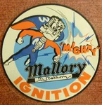 Vintage Hot Rod Decal Mallory Drag Racing Ignition Distributor Gasser Auto Old. Fixed Price $39.99.