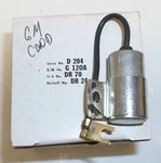 Condenser, Delco 204, B/w G 120A, Std Mtr Dr 70, Neihoff 24. Fixed Price $7.00.