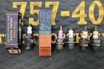 Lot Of 5 Nos Vintage Firestone Spark Plugs R-10 Single S-40-CF & M-1 1/2R Pairs. Fixed Price $65.00.