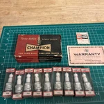 Nos New Champion 860 Spark Plugs 1955 56 57 Ford Block Thunderbird Mercury. Fixed Price $34.99.