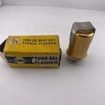 Nos 1960 Tung-sol Heavy Duty Signal Flasher 550-12V Made In Newark Nj. Fixed Price $15.00.