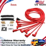 Universal 8MM Spark Plug Silicone Red Ignition V8 Spiral Core 4041 Us. Fixed Price $32.85.