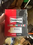Nos Champion N-16YC Spark PLUGS.....4 Pieces......made In Usa. Fixed Price $18.56.