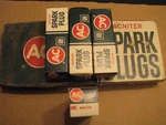 Lot Of 12 R43LTSX Ac Delco Spark Plugs, Nos. Fixed Price $22.00.