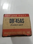 Vintage Guaranteed Parts DR-45AS Points Set (compare To DR-2227). Fixed Price $27.95.
