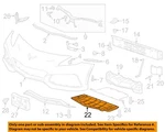 Gm Oem 2019 Corvette Bumper Components-front Deflector 84017727. Fixed Price $119.38.