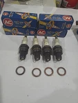 Vintage Set Of Four Ac 46FFX Fire Ring Spark Plugs New Box.. Fixed Price $29.95.