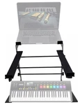 Rockville Dual Shelf Laptop+controller Stand For Akai Advance 61 Keyboard. Fixed Price $39.95.